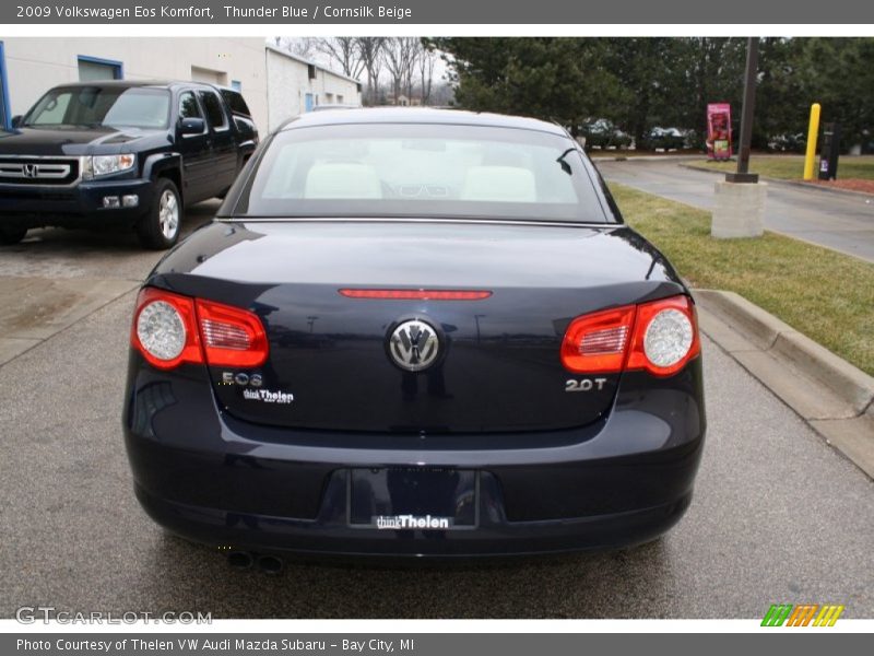 Thunder Blue / Cornsilk Beige 2009 Volkswagen Eos Komfort