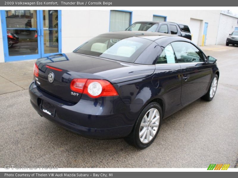 Thunder Blue / Cornsilk Beige 2009 Volkswagen Eos Komfort