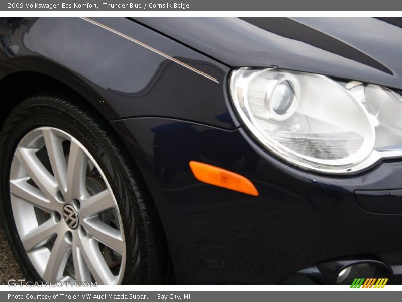 Thunder Blue / Cornsilk Beige 2009 Volkswagen Eos Komfort