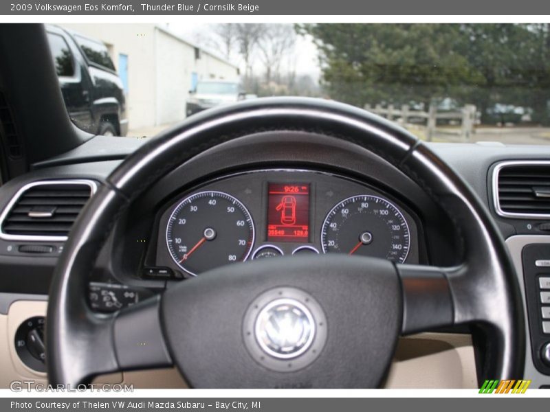 Thunder Blue / Cornsilk Beige 2009 Volkswagen Eos Komfort