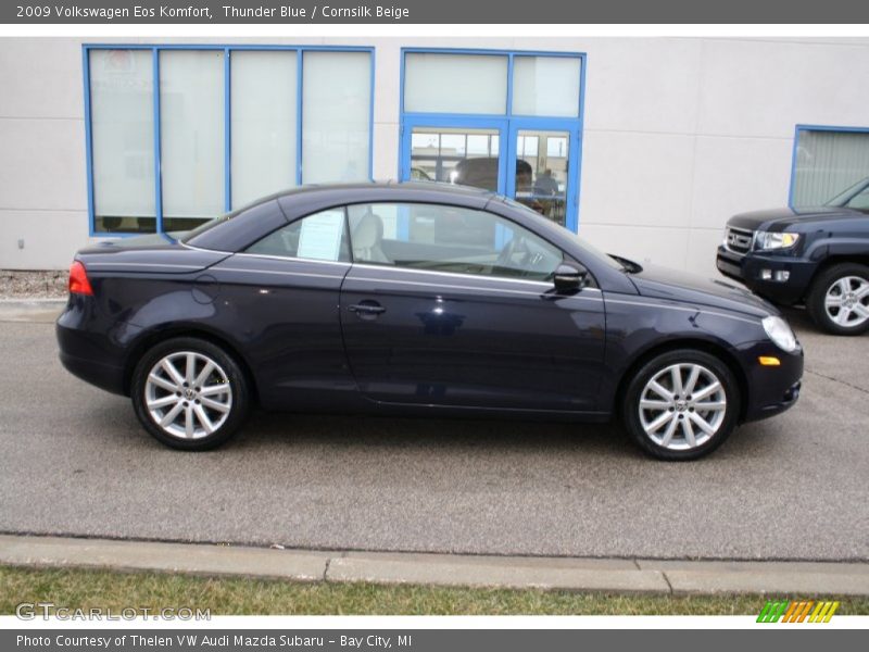 Thunder Blue / Cornsilk Beige 2009 Volkswagen Eos Komfort