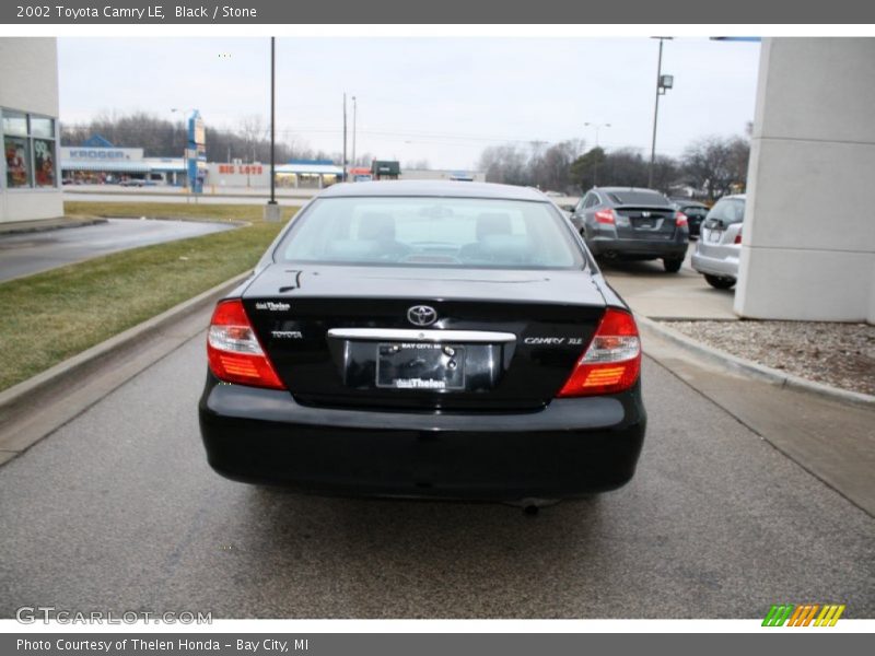 Black / Stone 2002 Toyota Camry LE