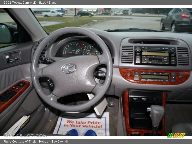 Black / Stone 2002 Toyota Camry LE