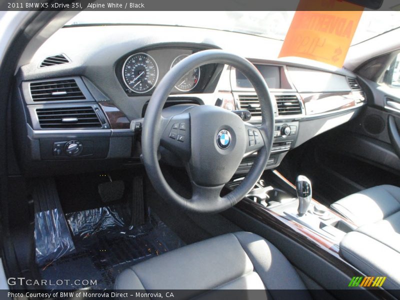 Alpine White / Black 2011 BMW X5 xDrive 35i