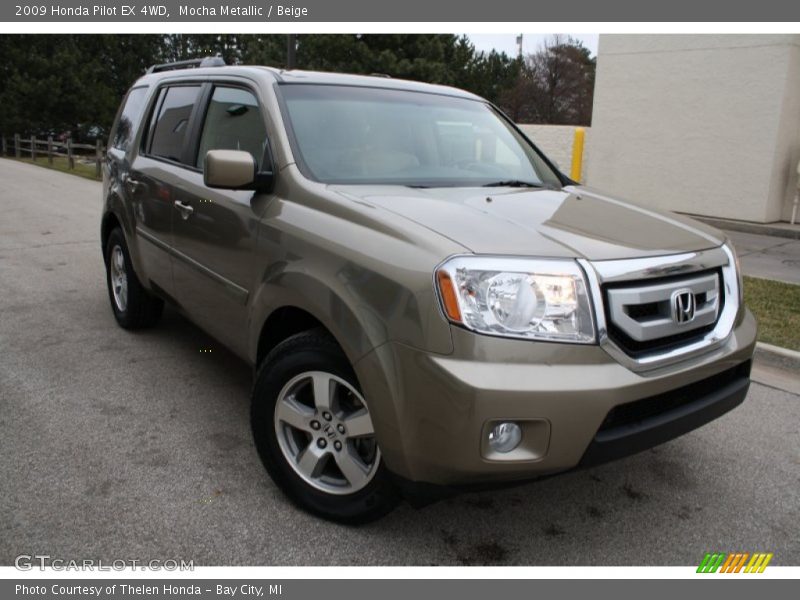 Mocha Metallic / Beige 2009 Honda Pilot EX 4WD
