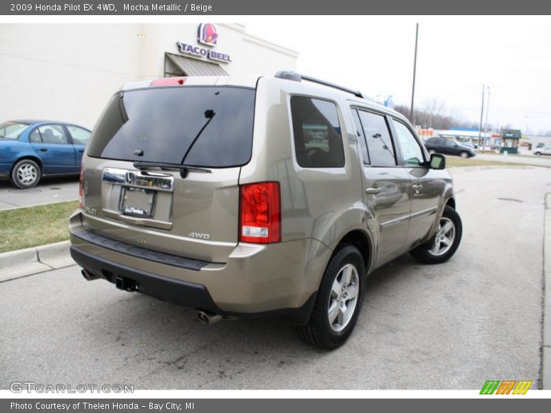 Mocha Metallic / Beige 2009 Honda Pilot EX 4WD