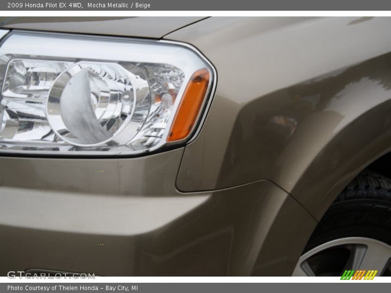Mocha Metallic / Beige 2009 Honda Pilot EX 4WD