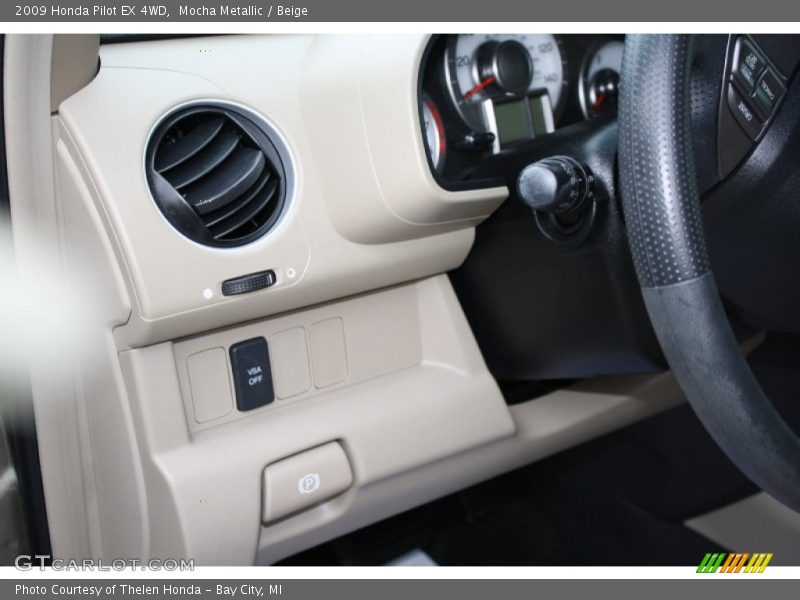 Mocha Metallic / Beige 2009 Honda Pilot EX 4WD