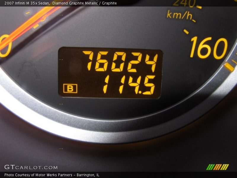 Diamond Graphite Metallic / Graphite 2007 Infiniti M 35x Sedan