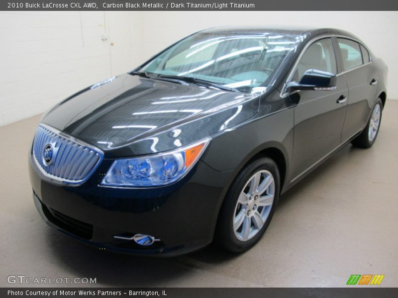 Carbon Black Metallic / Dark Titanium/Light Titanium 2010 Buick LaCrosse CXL AWD