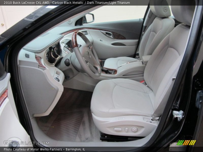 Carbon Black Metallic / Dark Titanium/Light Titanium 2010 Buick LaCrosse CXL AWD