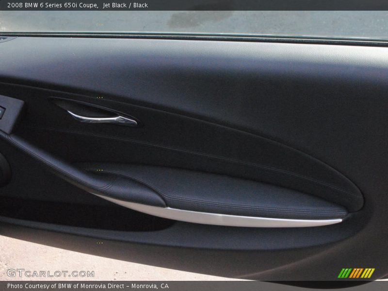 Jet Black / Black 2008 BMW 6 Series 650i Coupe