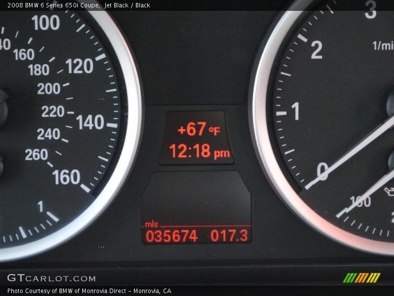 Jet Black / Black 2008 BMW 6 Series 650i Coupe