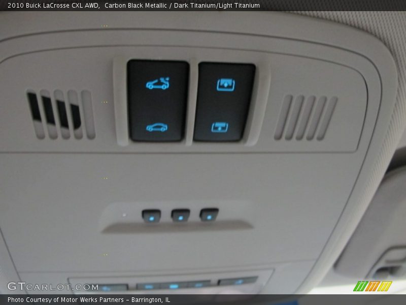 Carbon Black Metallic / Dark Titanium/Light Titanium 2010 Buick LaCrosse CXL AWD
