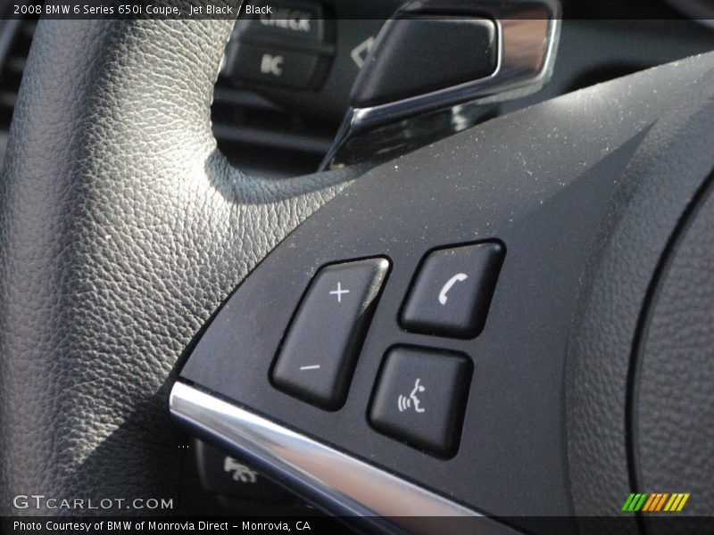 Jet Black / Black 2008 BMW 6 Series 650i Coupe