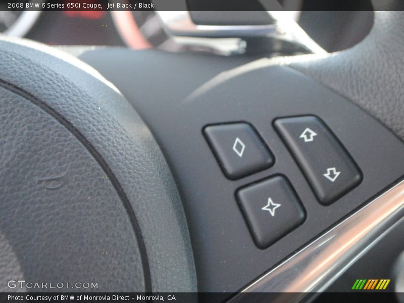 Jet Black / Black 2008 BMW 6 Series 650i Coupe
