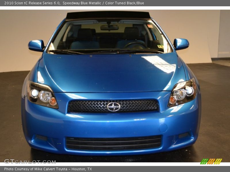 Speedway Blue Metallic / Color Tuned Black/Blue 2010 Scion tC Release Series 6.0