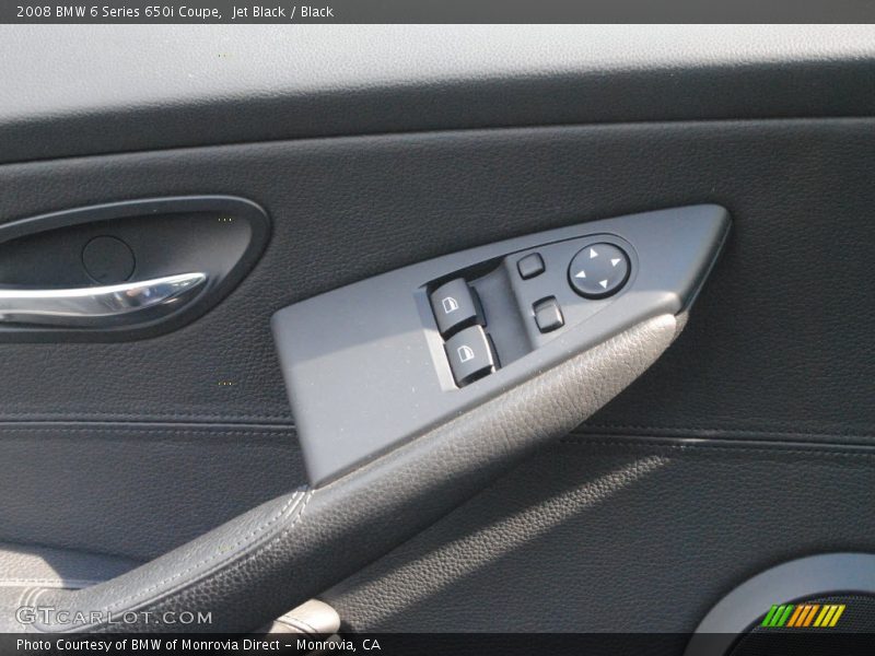 Jet Black / Black 2008 BMW 6 Series 650i Coupe