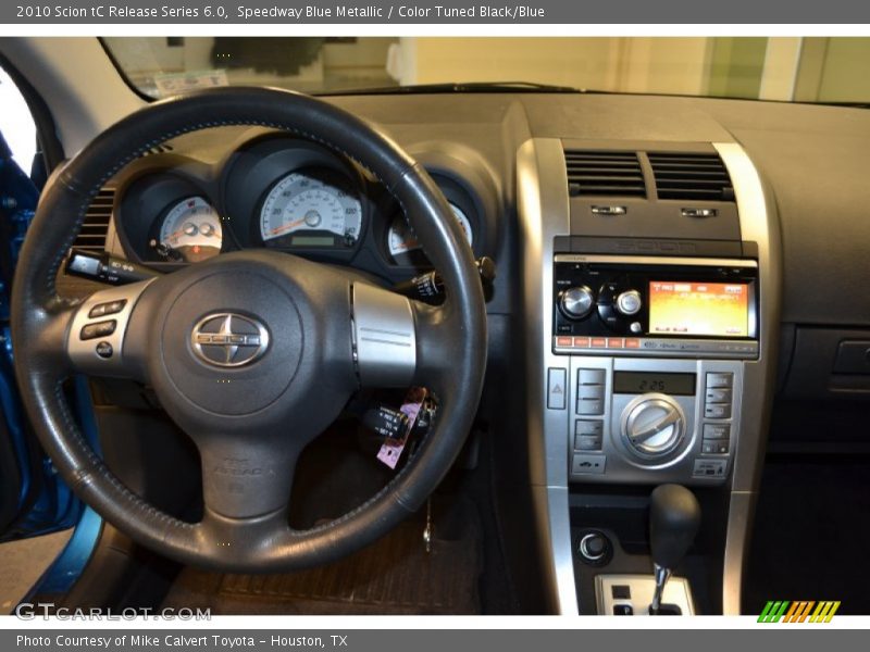 Speedway Blue Metallic / Color Tuned Black/Blue 2010 Scion tC Release Series 6.0