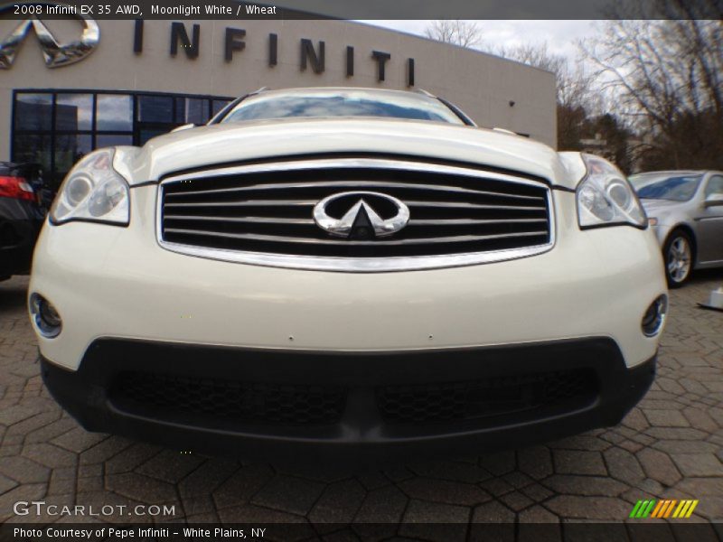 Moonlight White / Wheat 2008 Infiniti EX 35 AWD