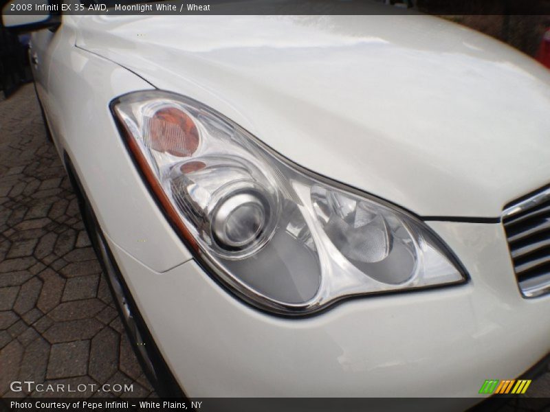 Moonlight White / Wheat 2008 Infiniti EX 35 AWD