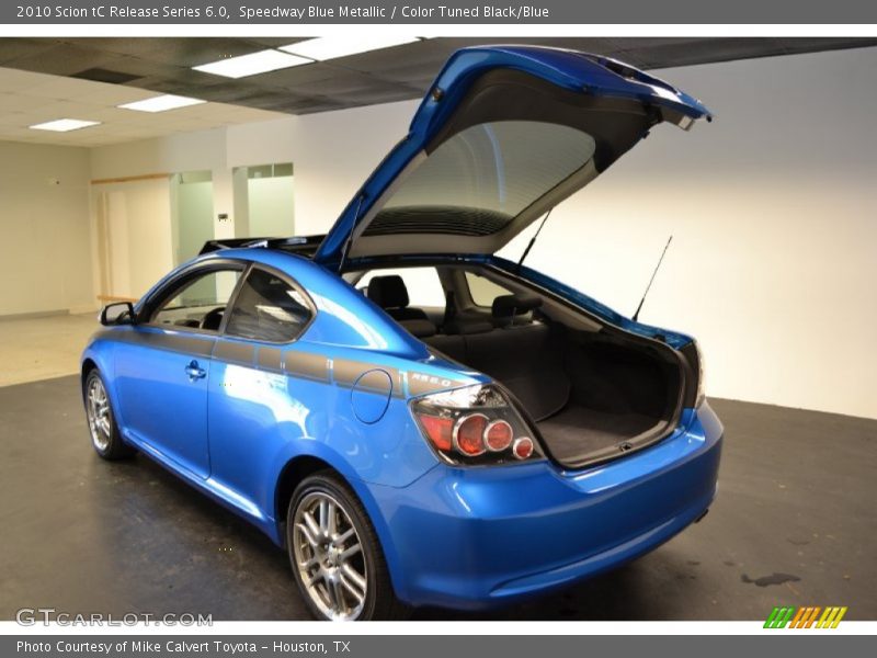 Speedway Blue Metallic / Color Tuned Black/Blue 2010 Scion tC Release Series 6.0