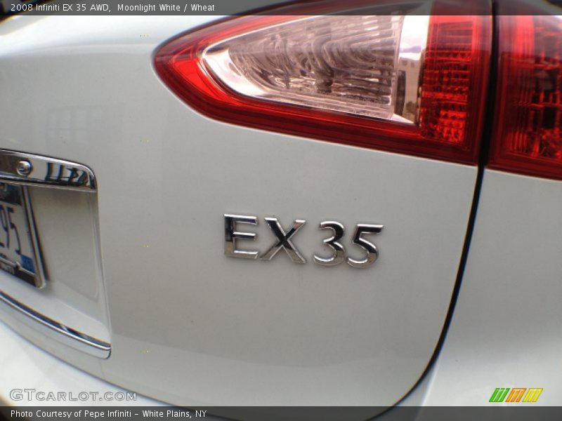 Moonlight White / Wheat 2008 Infiniti EX 35 AWD