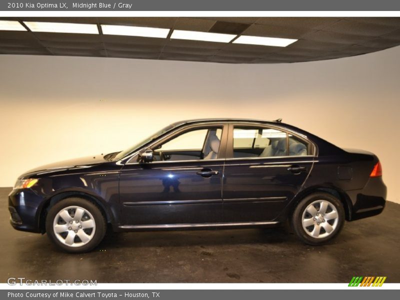 Midnight Blue / Gray 2010 Kia Optima LX