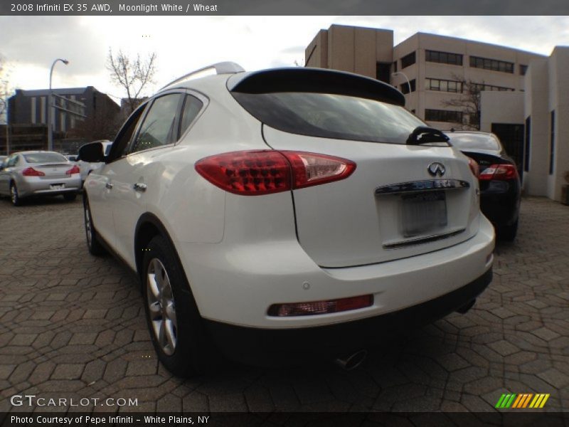 Moonlight White / Wheat 2008 Infiniti EX 35 AWD
