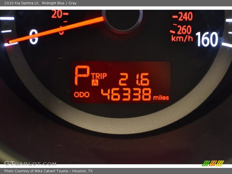 Midnight Blue / Gray 2010 Kia Optima LX