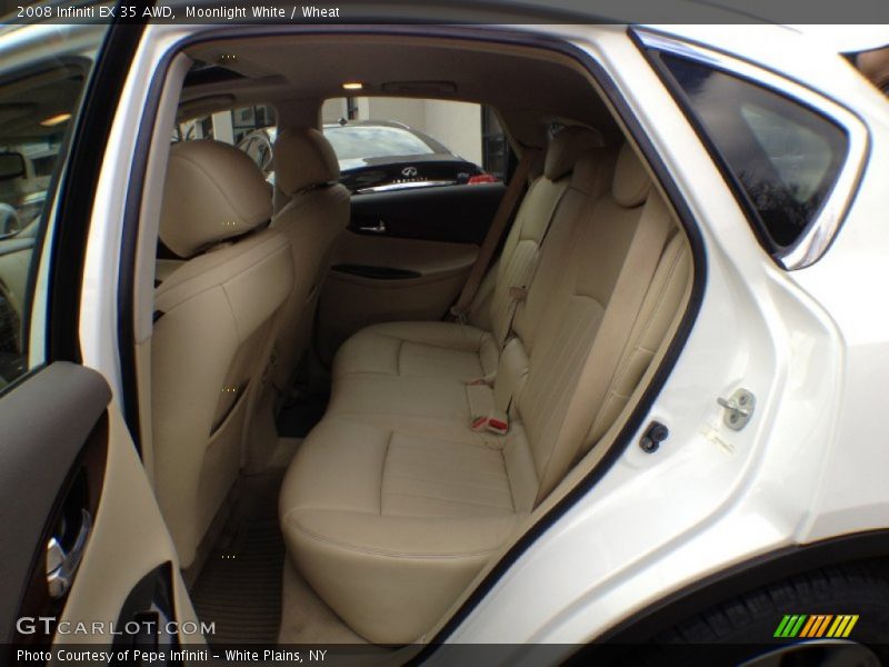 Moonlight White / Wheat 2008 Infiniti EX 35 AWD