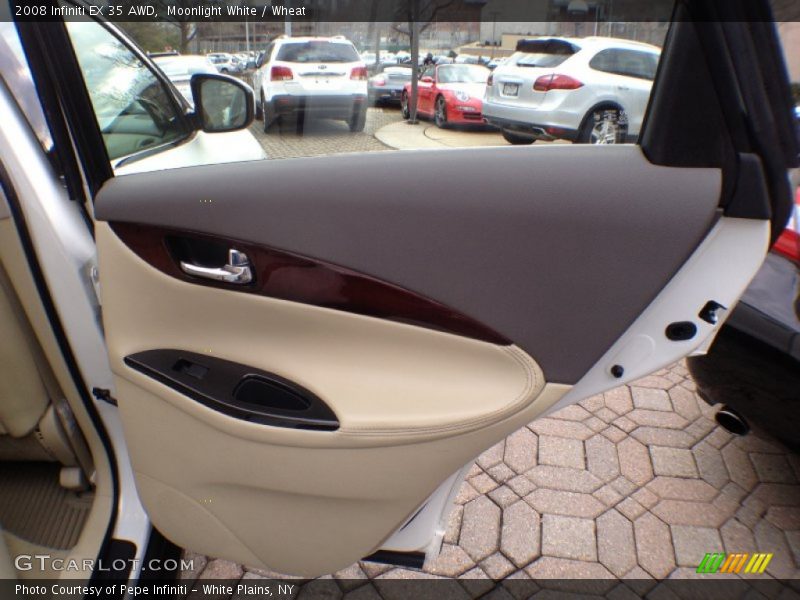 Moonlight White / Wheat 2008 Infiniti EX 35 AWD