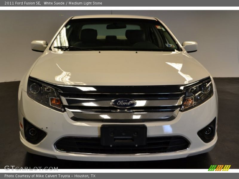 White Suede / Medium Light Stone 2011 Ford Fusion SE