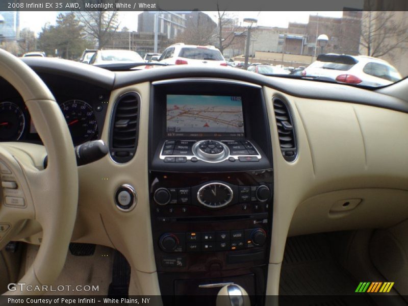 Moonlight White / Wheat 2008 Infiniti EX 35 AWD