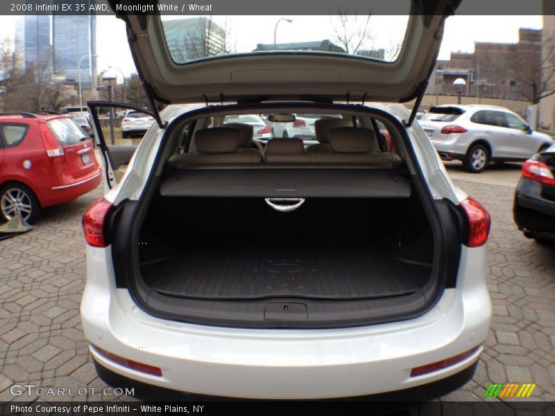 Moonlight White / Wheat 2008 Infiniti EX 35 AWD