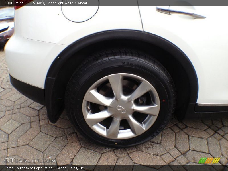 Moonlight White / Wheat 2008 Infiniti EX 35 AWD