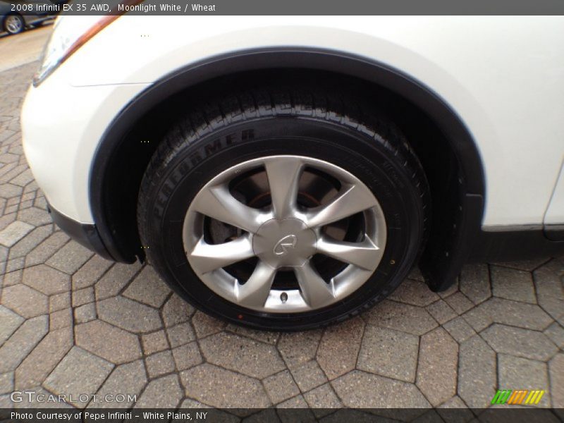 Moonlight White / Wheat 2008 Infiniti EX 35 AWD