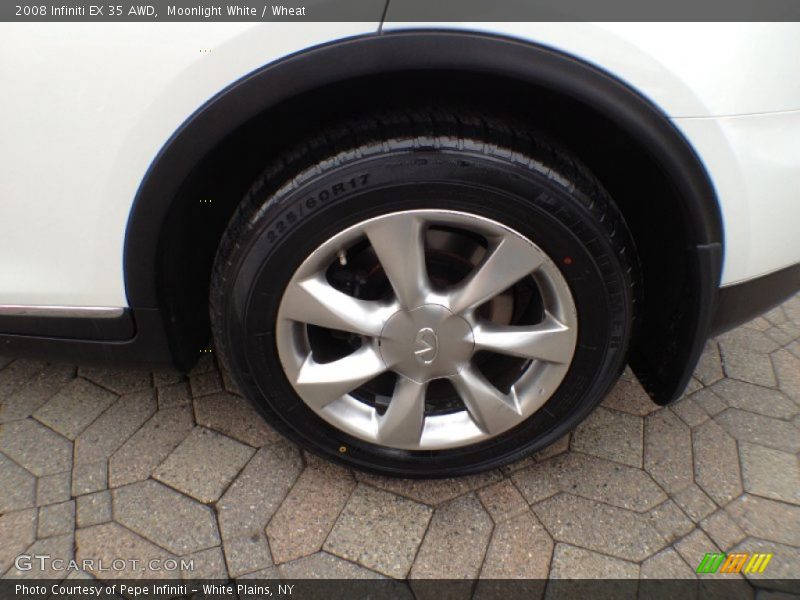 Moonlight White / Wheat 2008 Infiniti EX 35 AWD