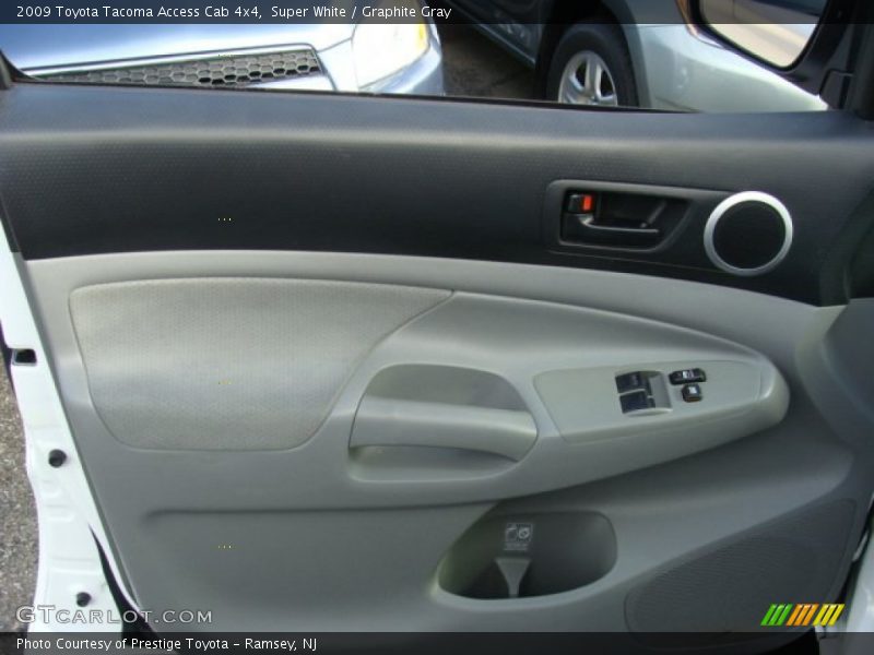 Super White / Graphite Gray 2009 Toyota Tacoma Access Cab 4x4