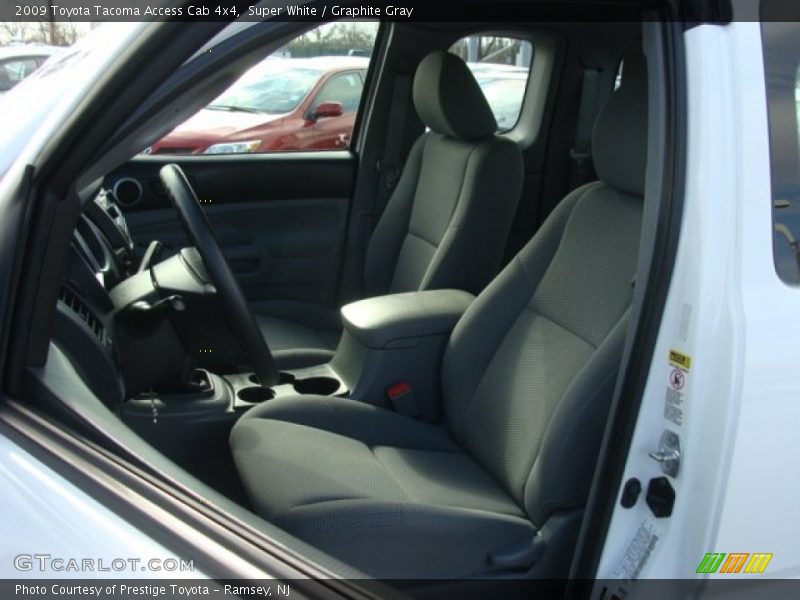 Super White / Graphite Gray 2009 Toyota Tacoma Access Cab 4x4
