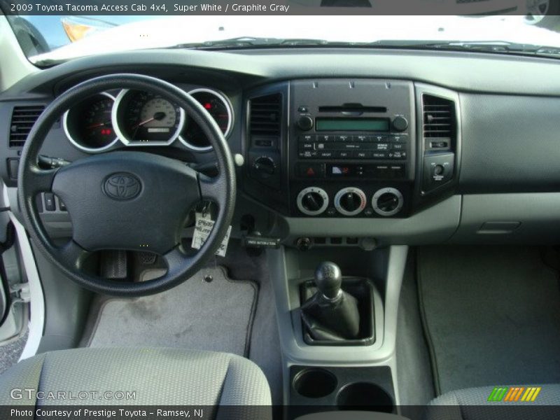 Super White / Graphite Gray 2009 Toyota Tacoma Access Cab 4x4