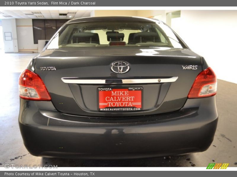 Flint Mica / Dark Charcoal 2010 Toyota Yaris Sedan