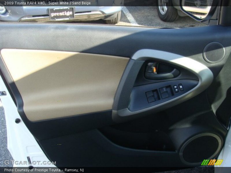 Super White / Sand Beige 2009 Toyota RAV4 4WD