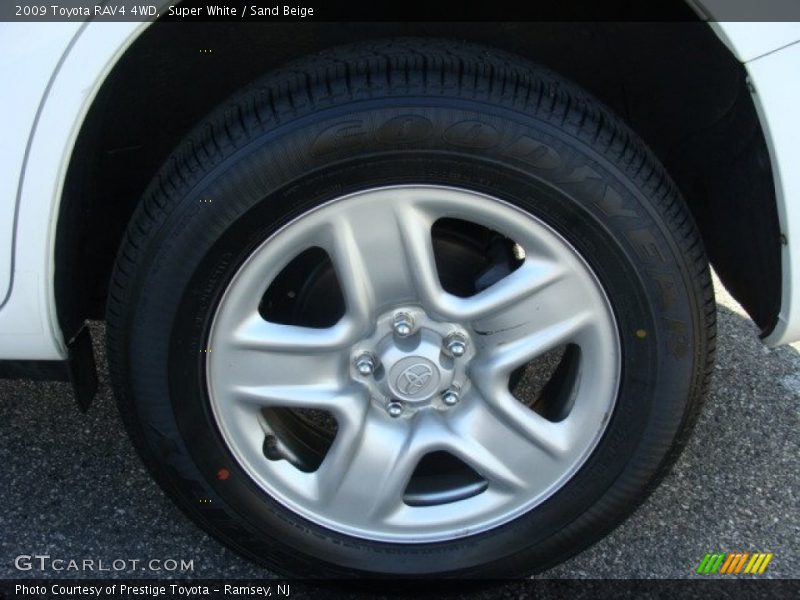 Super White / Sand Beige 2009 Toyota RAV4 4WD