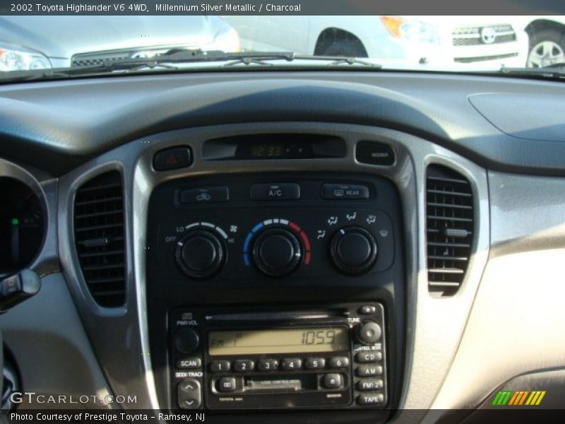 Millennium Silver Metallic / Charcoal 2002 Toyota Highlander V6 4WD