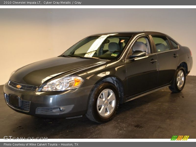 Cyber Gray Metallic / Gray 2010 Chevrolet Impala LT