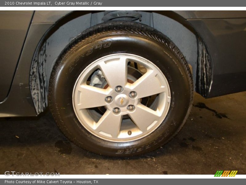 Cyber Gray Metallic / Gray 2010 Chevrolet Impala LT