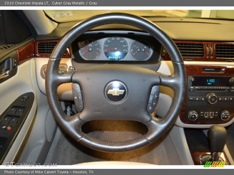Cyber Gray Metallic / Gray 2010 Chevrolet Impala LT