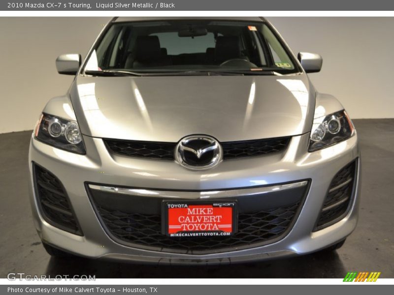 Liquid Silver Metallic / Black 2010 Mazda CX-7 s Touring