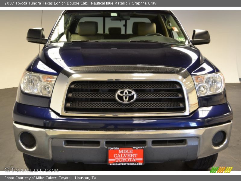 Nautical Blue Metallic / Graphite Gray 2007 Toyota Tundra Texas Edition Double Cab